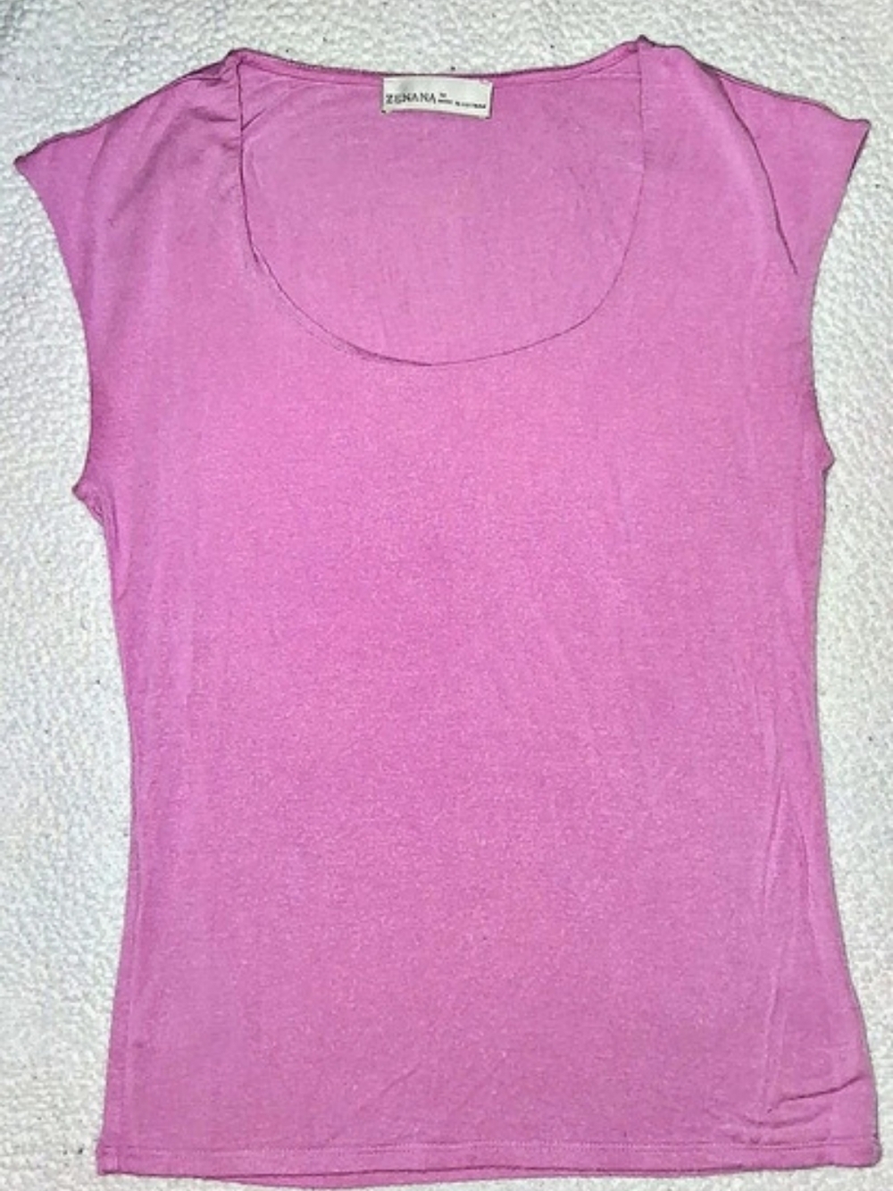 Zenana Pink Tank Top Size Medium Like New